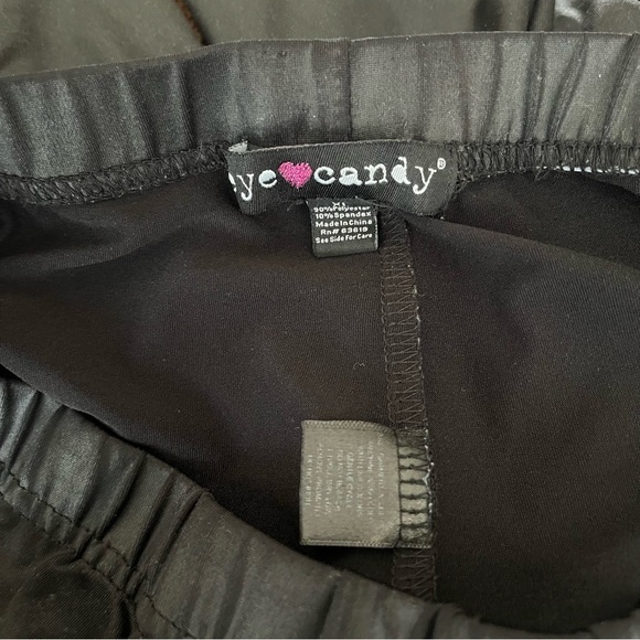 Eye Candy Black Leggings Women's Size XL Pull On Elastic Waist Skinny Stretch - Picture 5 of 5